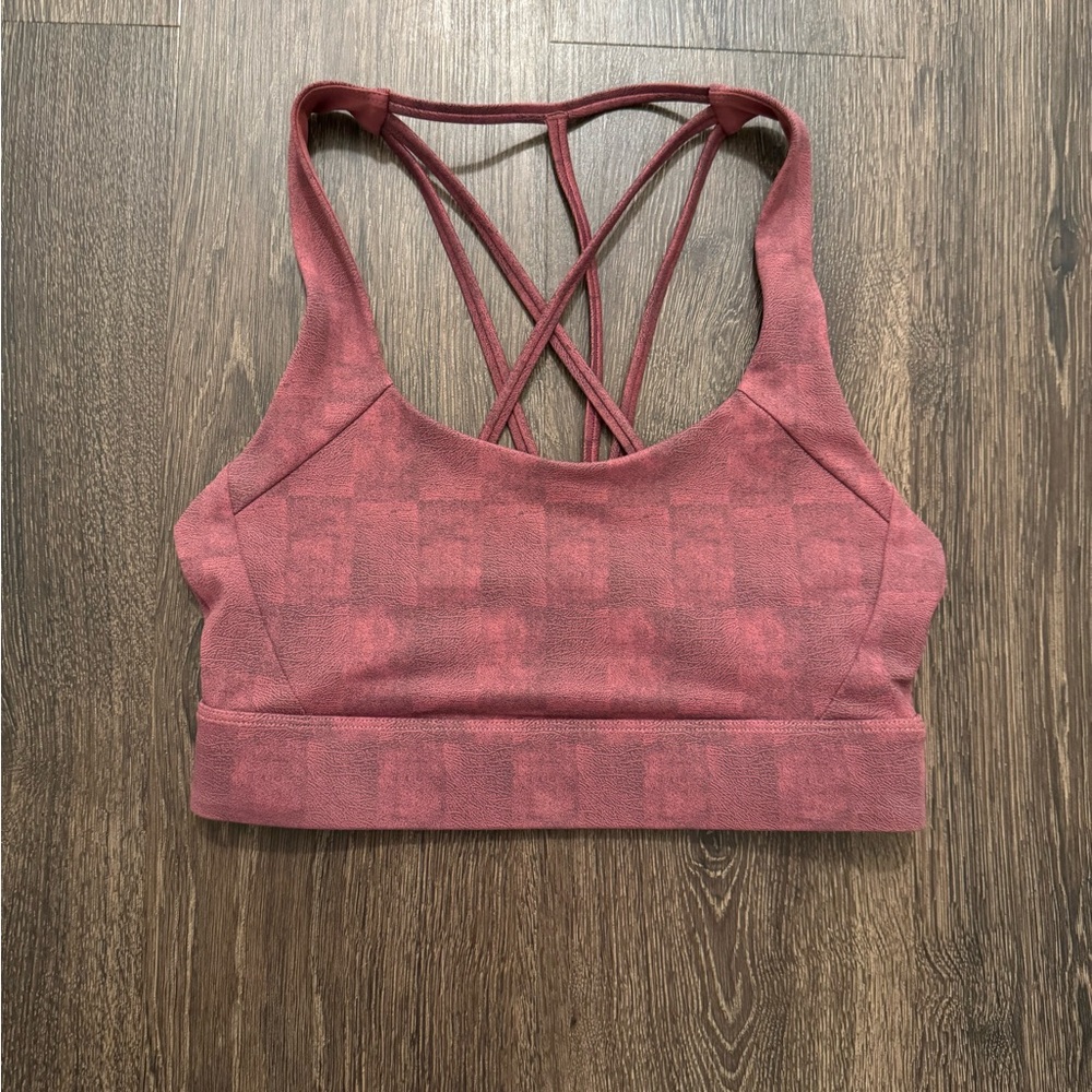 Zyia Brick Grain Strappy Sports Bra